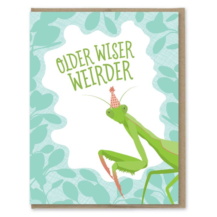 Older Wiser Weirder Birthday Card - Just Fabulous Palm Springs
