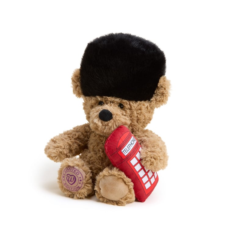 Curly Bear World Tour 13" Warmies Plush