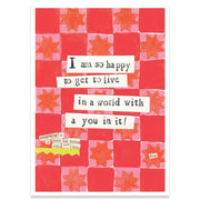 With You In It Greeting Card - Just Fabulous Palm Springs