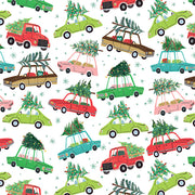Car With Trees Gift Wrap Roll - Just Fabulous Palm Springs