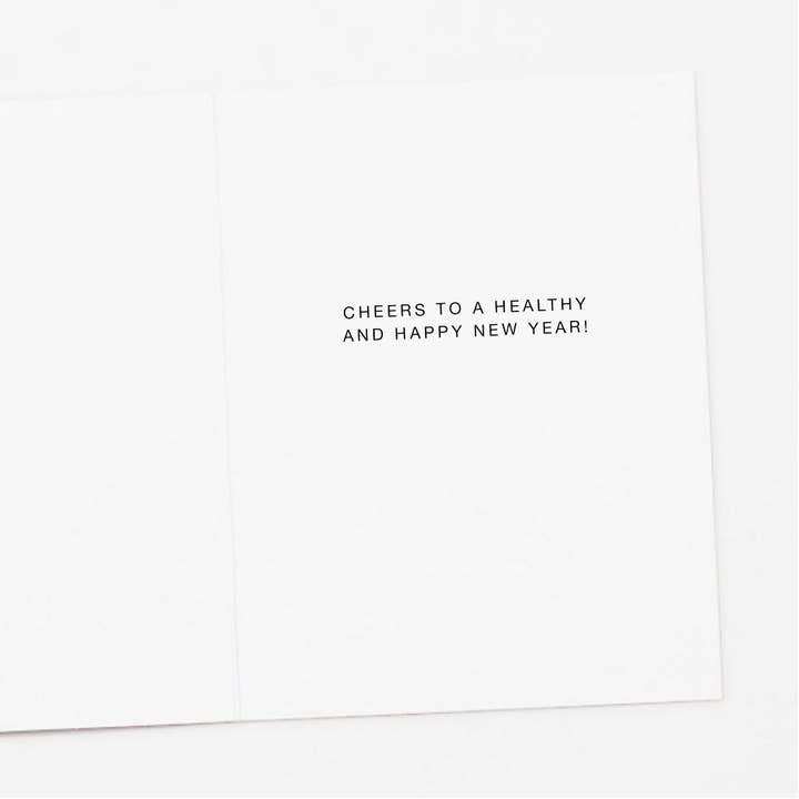 Champagne Tower New Year Card