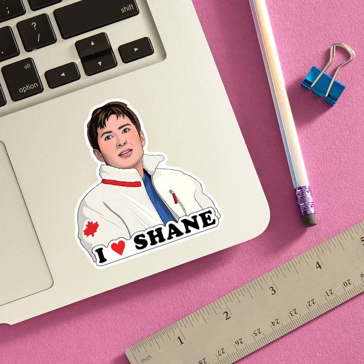 Die Cut Sticker: Heated Rivalry I Heart Shane