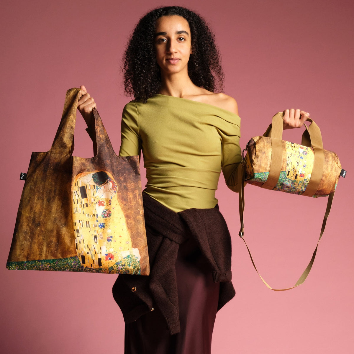Gustav Klimt The Kiss Recycled Bag
