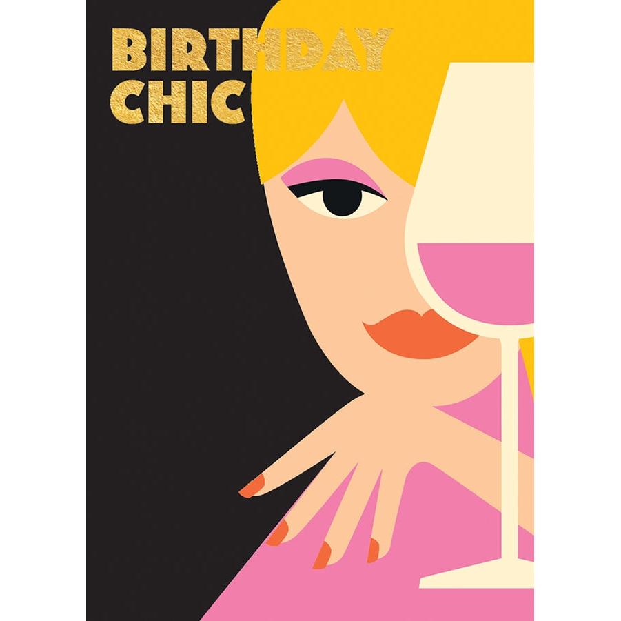 Birthday Chic Birthday Card - Just Fabulous Palm Springs