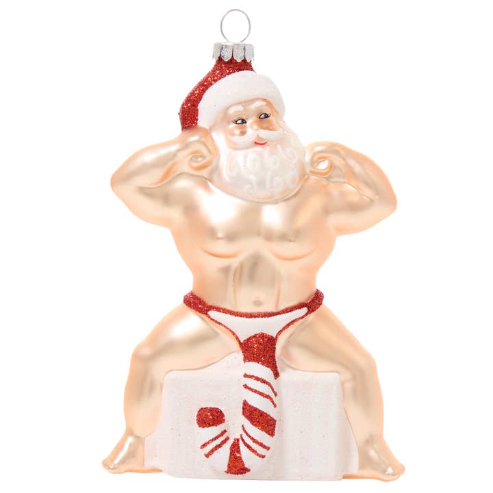Peppermint Nick Ornament