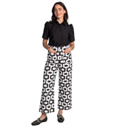 Dana Pant Barcelona Black And White - Just Fabulous Palm Springs