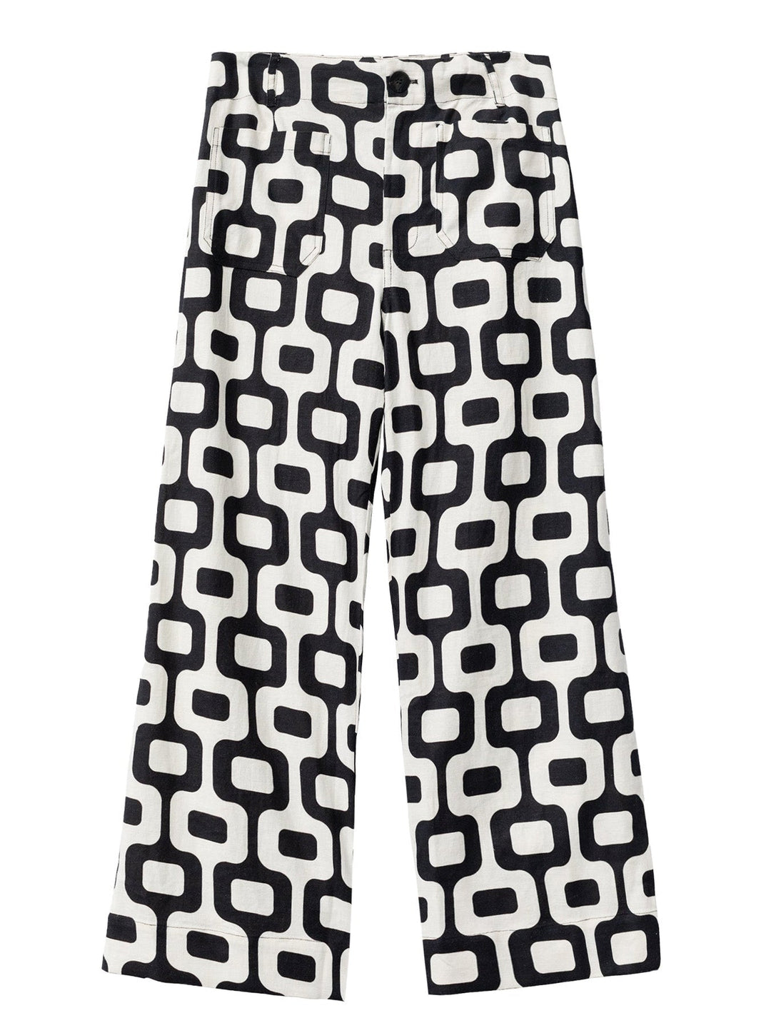 Dana Pant Barcelona Black And White - Just Fabulous Palm Springs