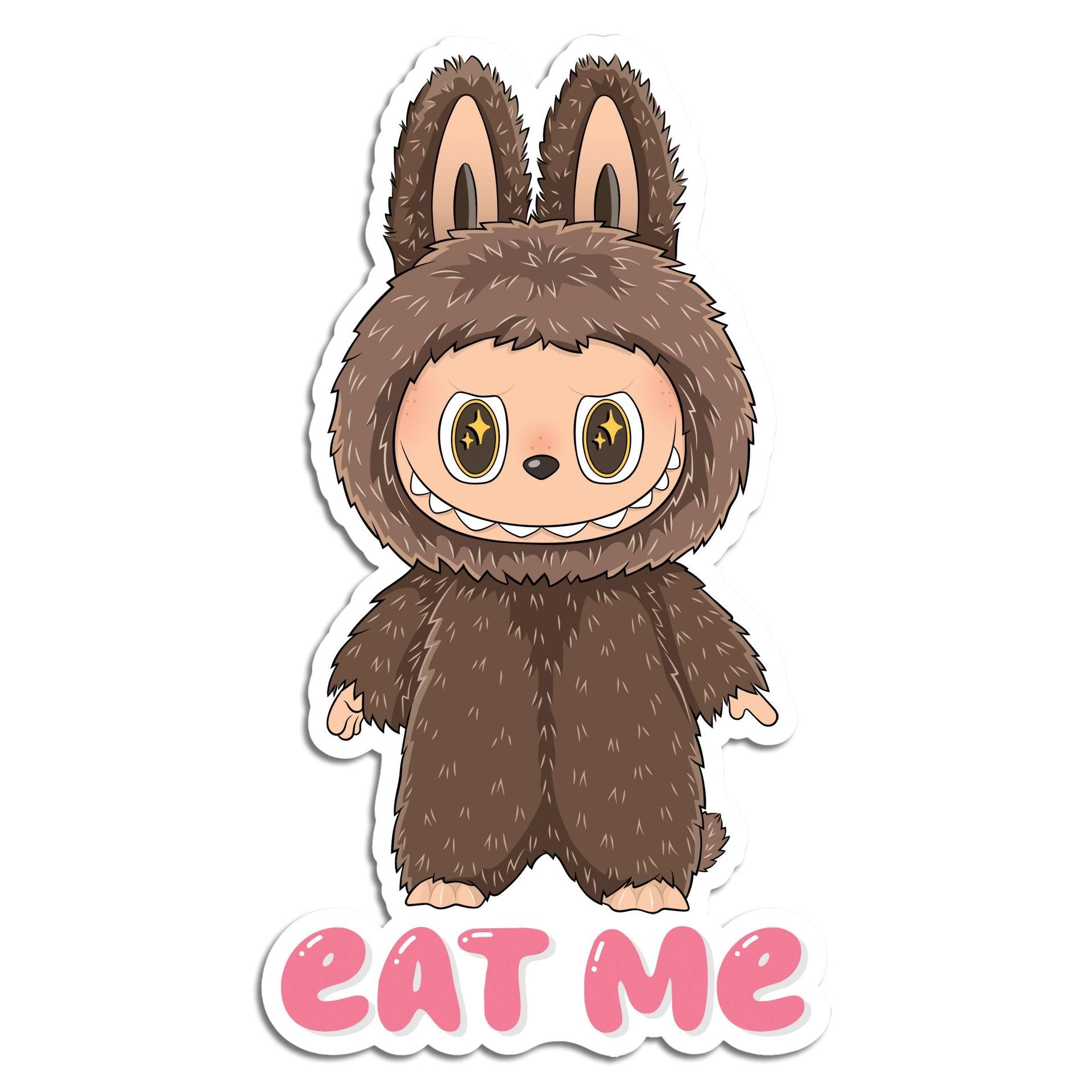 Die Cut Sticker: Monster Eat Me