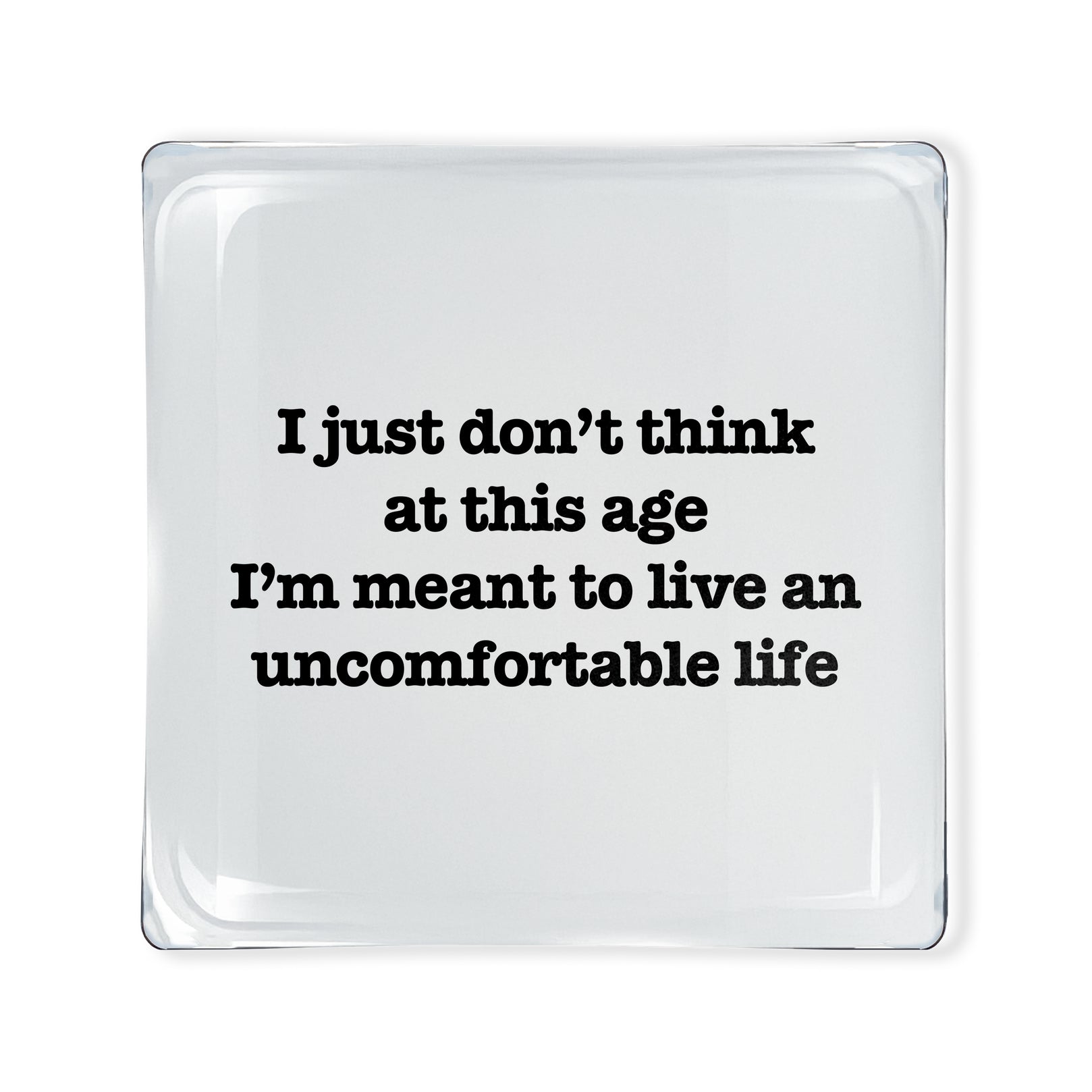 Uncomfortable White Lotus Glass Trinket Tray