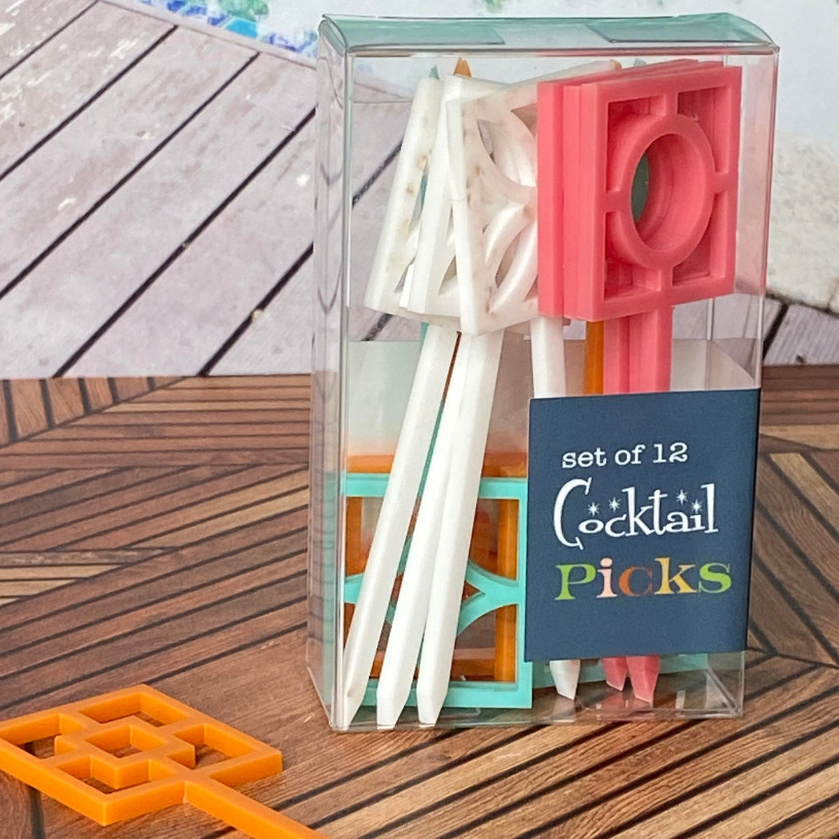 Breeze Block Cocktail Pick Set