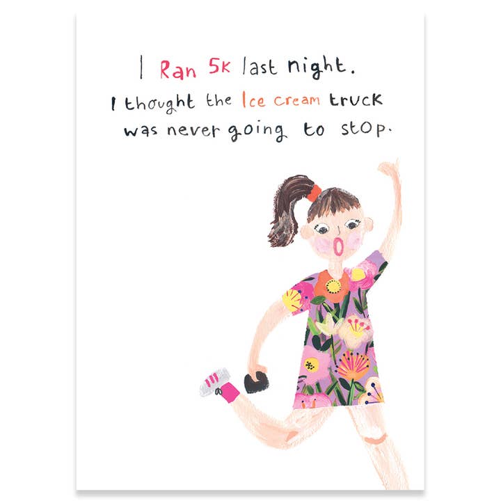 Ice Cream Truck Birthday Card - Just Fabulous Palm Springs