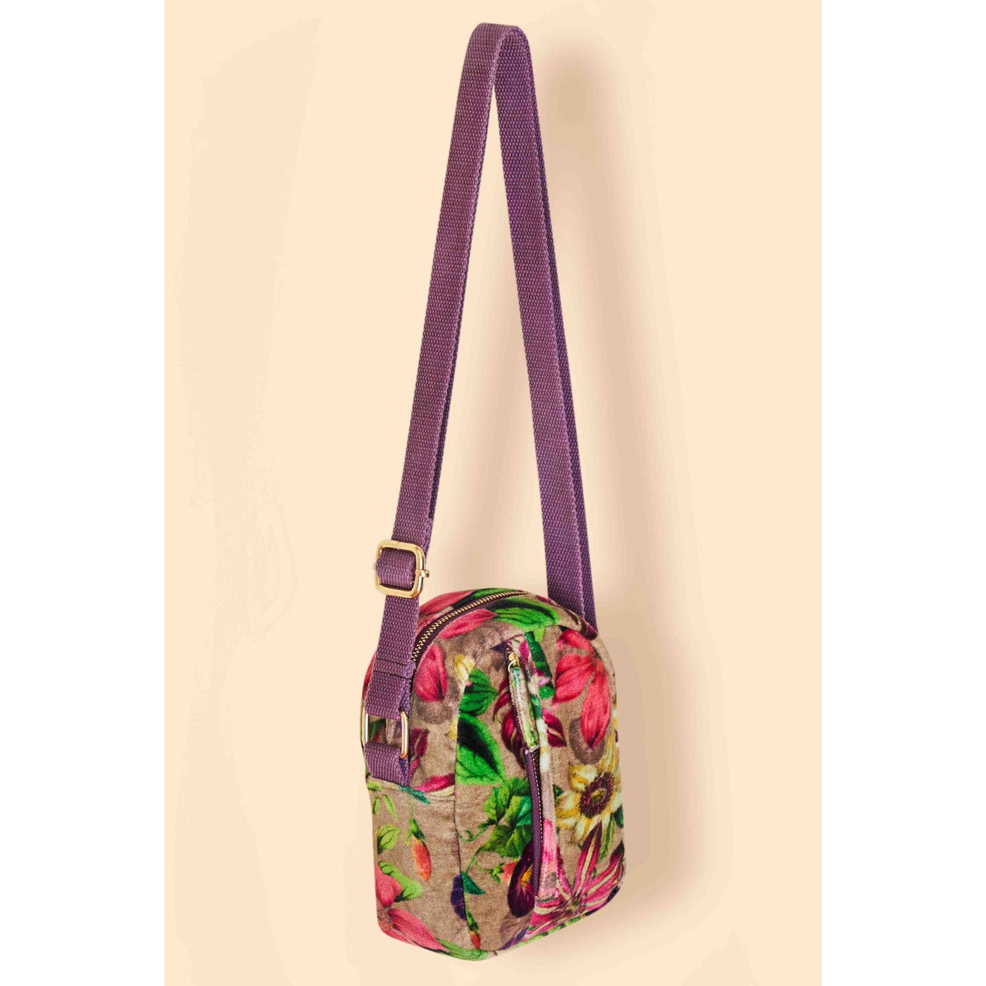 Botanicals Velvet Crossbody Bag