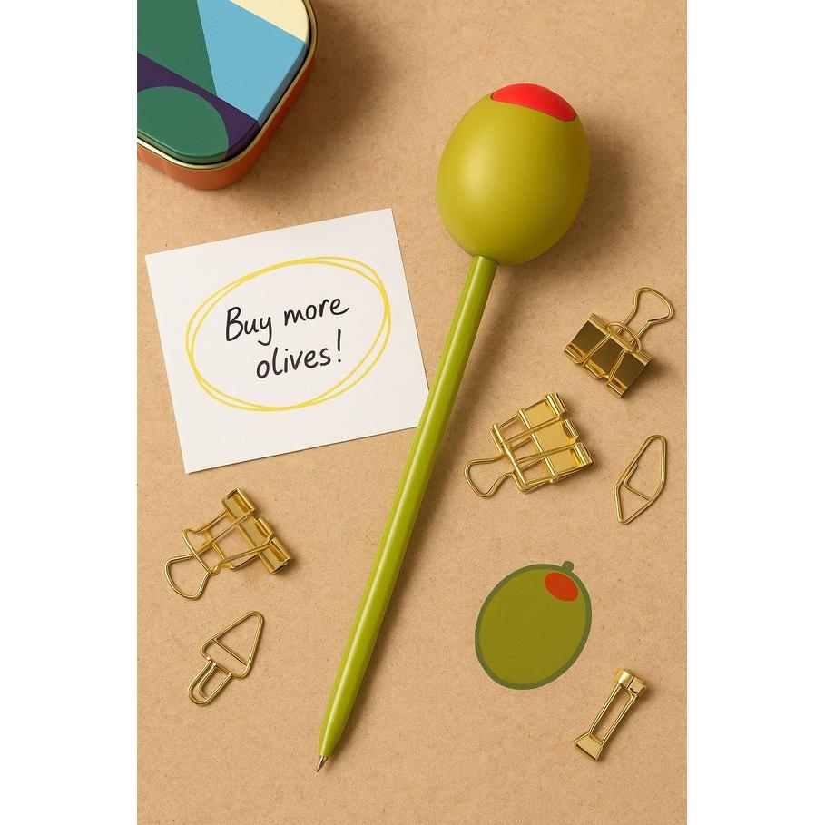 Olive Squishy Pen - Just Fabulous Palm Springs