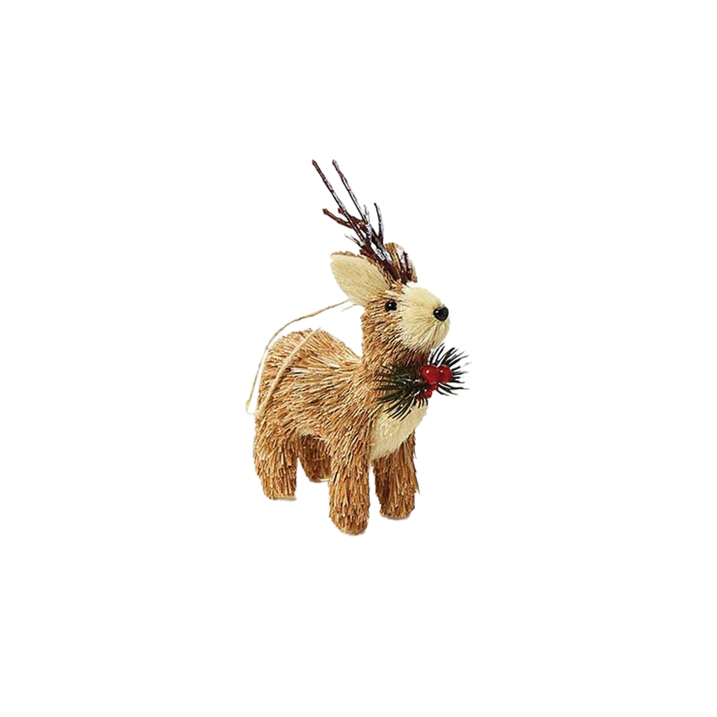 Woodland Handcrafted Animal Ornament - Deer