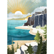 Winter Beach II Birthday Card - Just Fabulous Palm Springs
