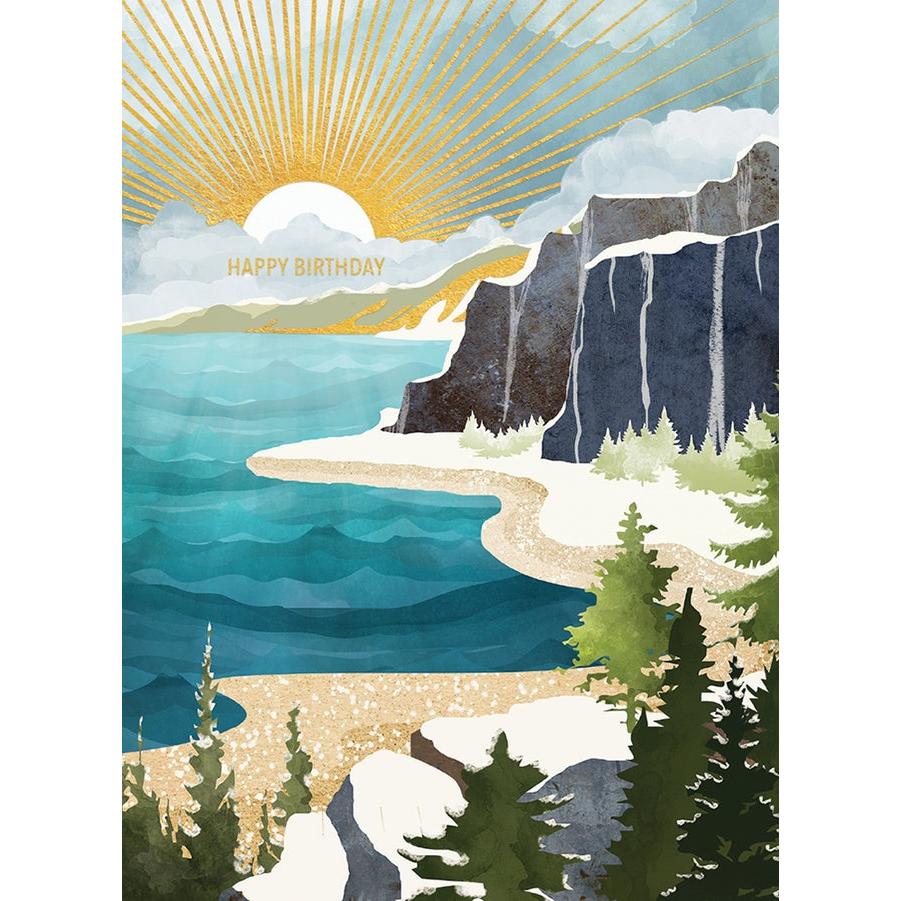 Winter Beach II Birthday Card - Just Fabulous Palm Springs