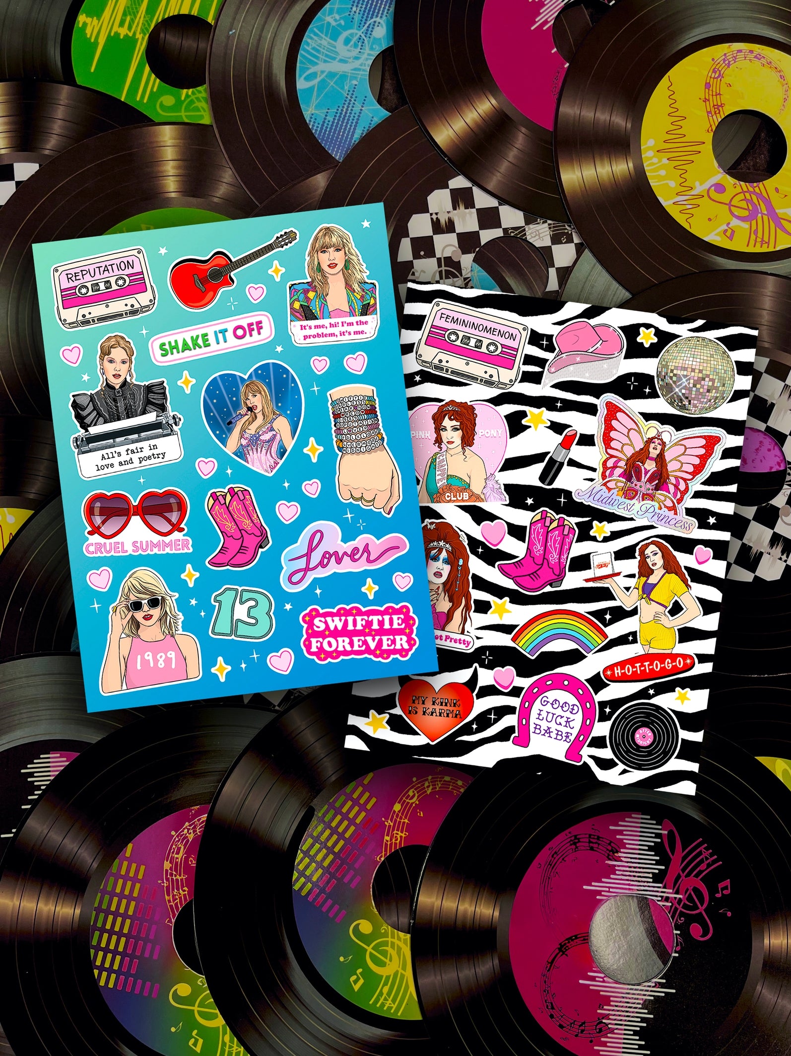 Sticker Sheet: Chappell Pink Pop Star