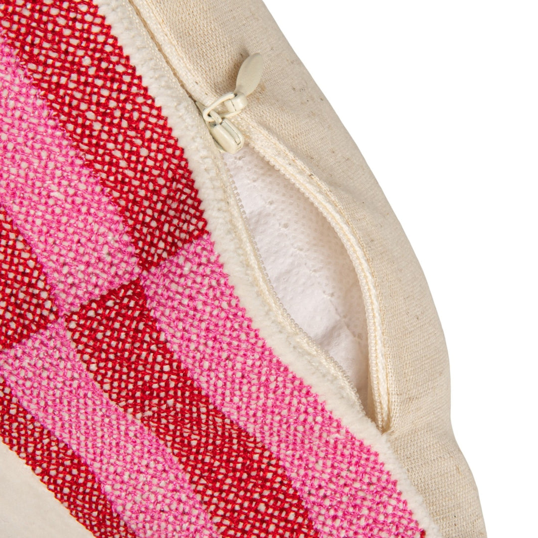 "Not My Circus" Cotton Velvet Embroidered Lumbar Pillow