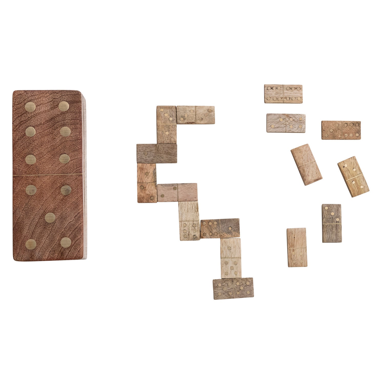 Handmade Dominos Set In Mango Wood Box