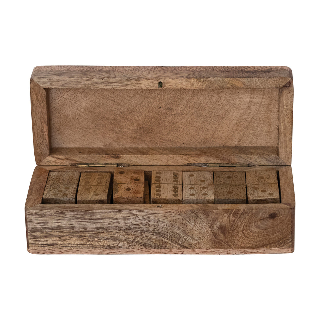 Handmade Dominos Set In Mango Wood Box