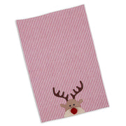 Reindeer Embellished Dishtowel
