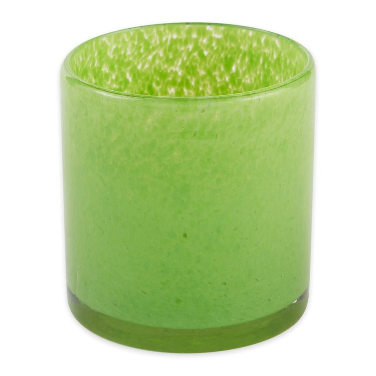 Margarita Green Glass Candleholder