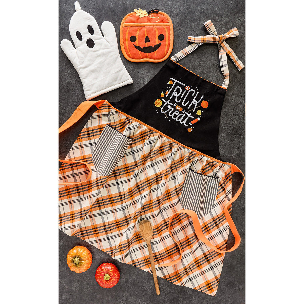 Lil Jack O' Lantern Embellished Potholder