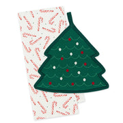 Christmas Tree Potholder Gift Set