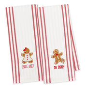 Spicy Gingerbread Embellished Dishtowels Mixed Dozen