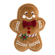 Gingerbread Boy Embellished Pillow