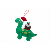 Stuffed Dinosaur Ornament - Brontosaurus