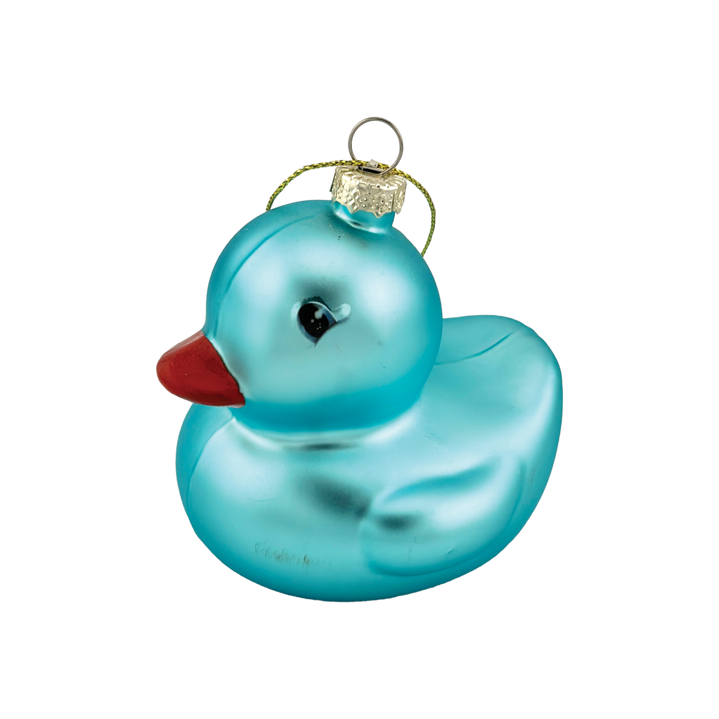 Rubber Ducky Ornament - Teal