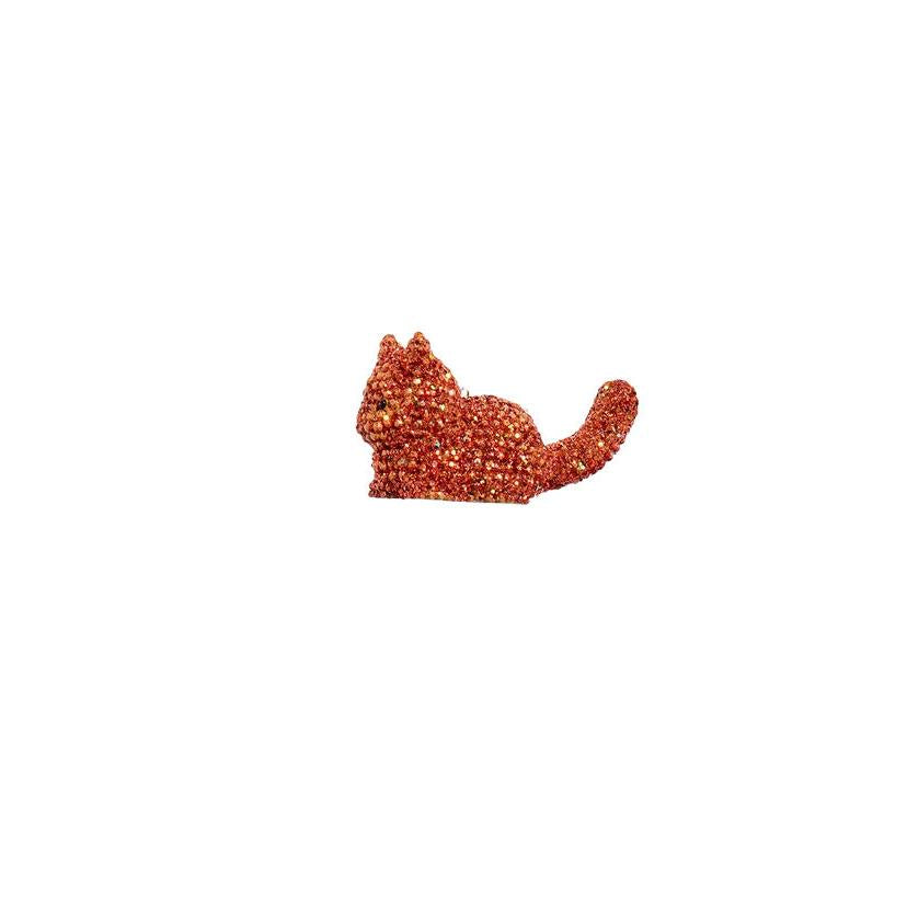 Bedazzled Animal Ornament - Cat