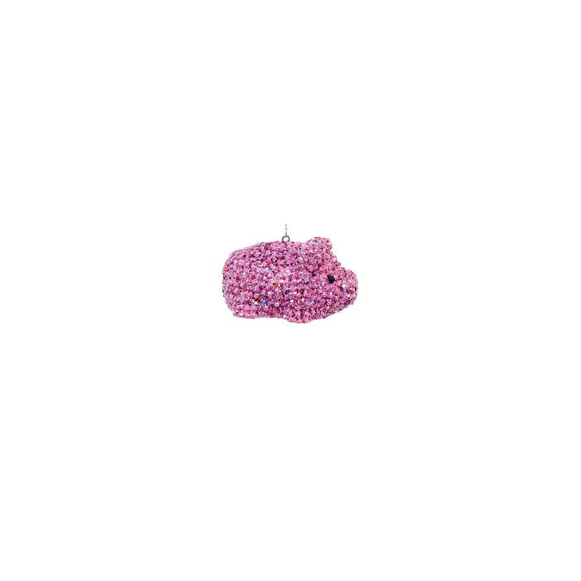 Bedazzled Animal Ornament - Pig
