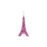 Bedazzled Eiffel Tower Ornament - Pink