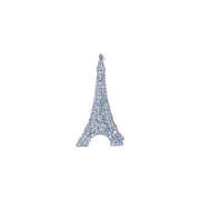 Bedazzled Eiffel Tower Ornament - Silver