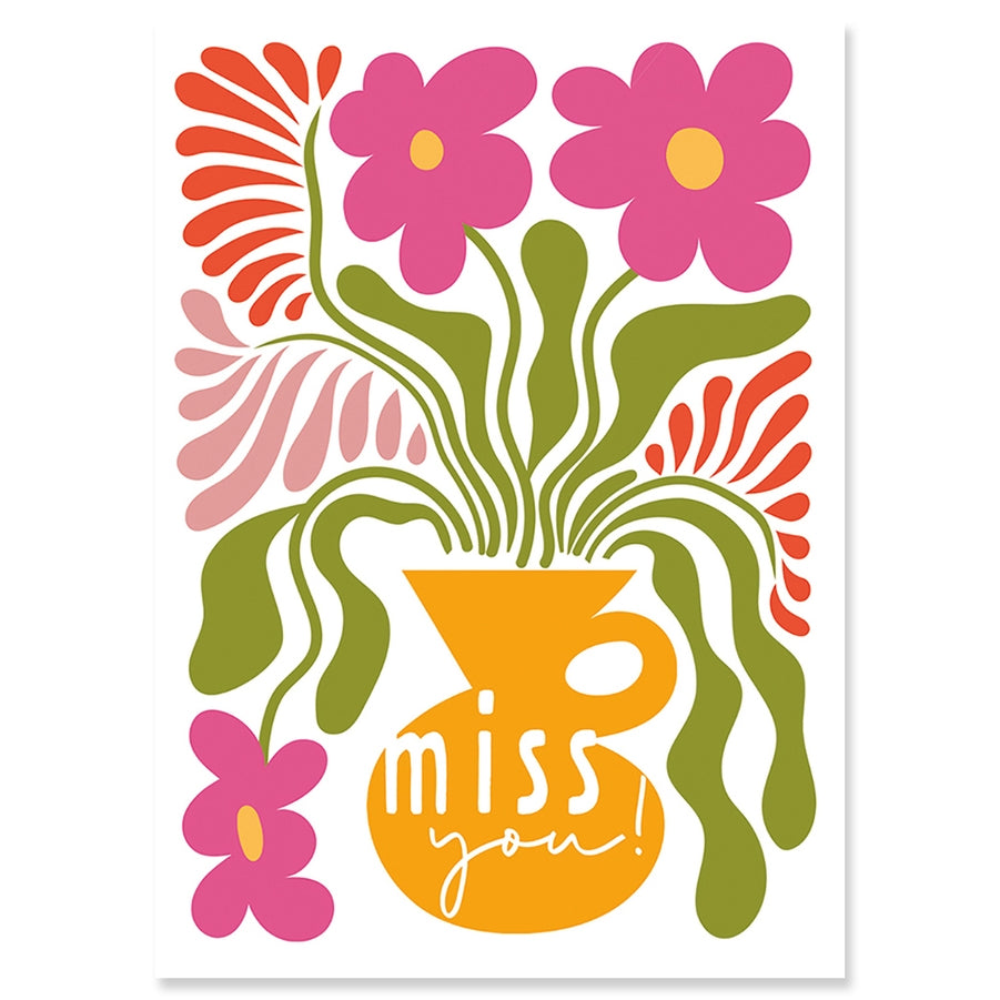 Yellow Pitcher Get Well Greeting Card - Just Fabulous Palm Springs