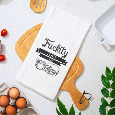 Fuckity Fuck Fuck Premium Cotton Kitchen Towel