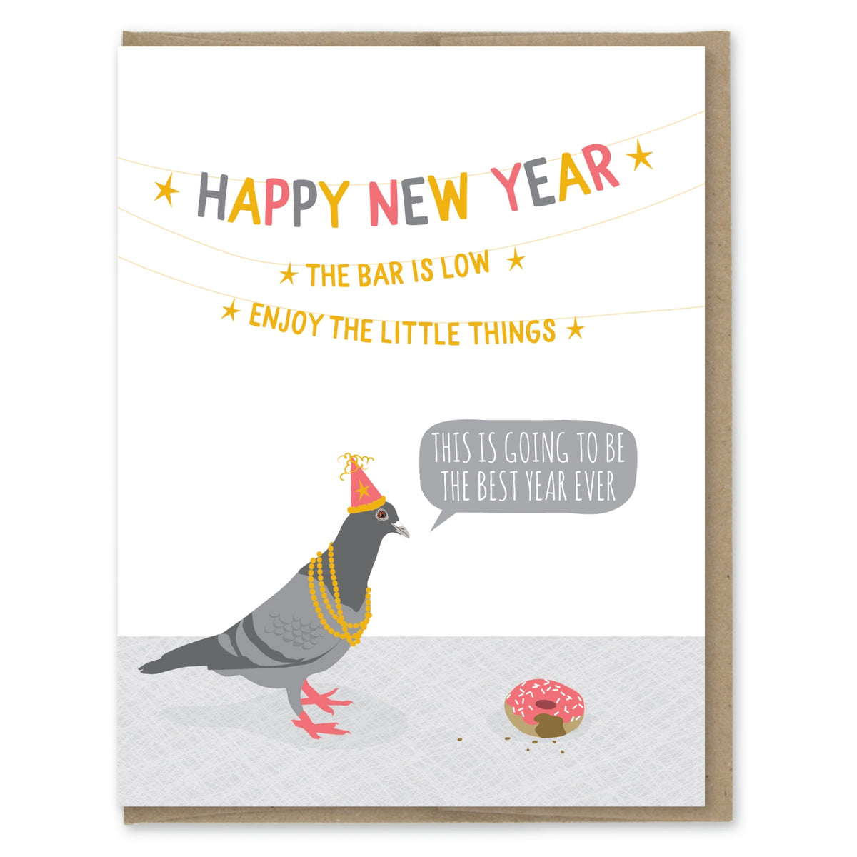Happy New Year Bar Is Low Card
