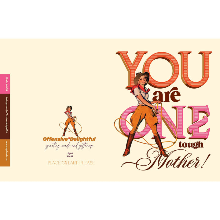 One Tough Mother Mother's Day Greeting Card
