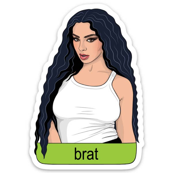 Die Cut Sticker: Brat