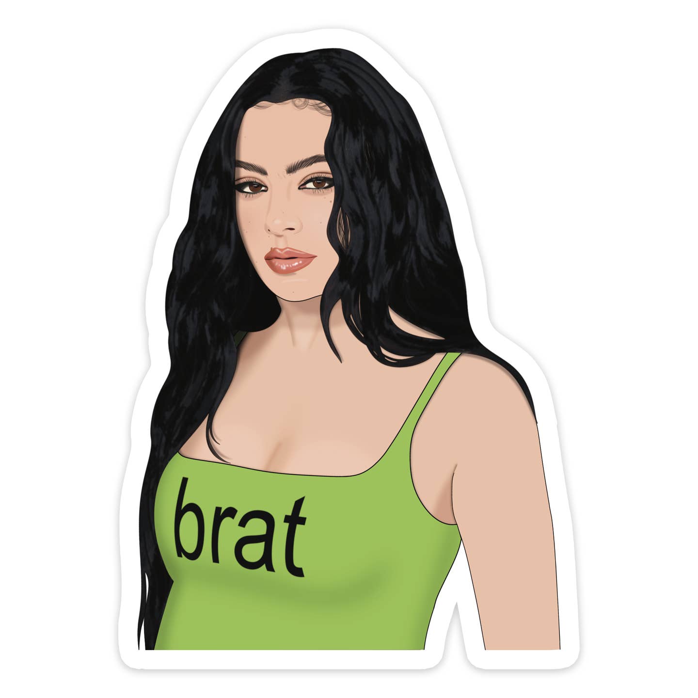 Charli XCX Brat Sticker