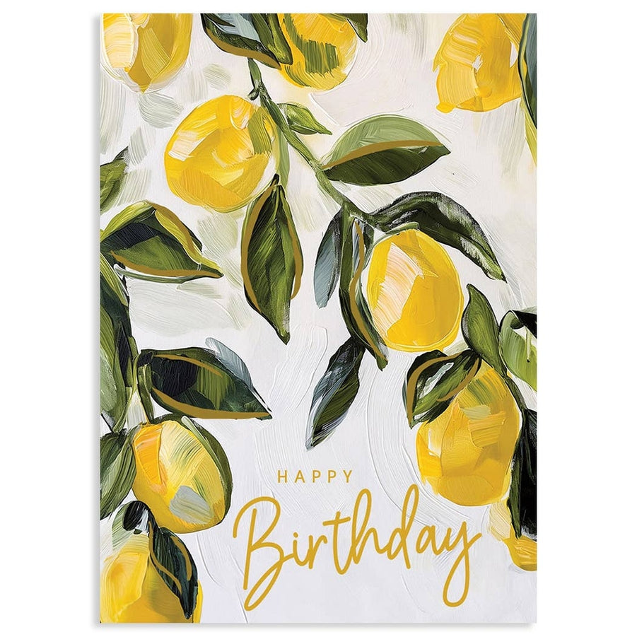Lemon Trees Birthday Card - Just Fabulous Palm Springs