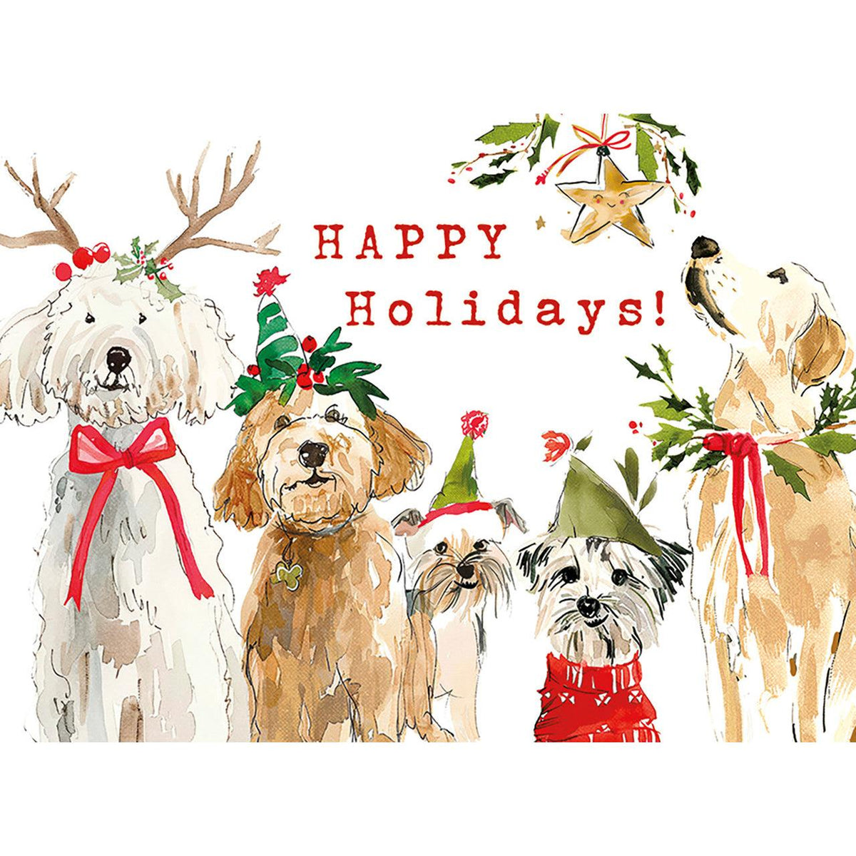 Dogs Holiday Boxed Cards - Just Fabulous Palm Springs