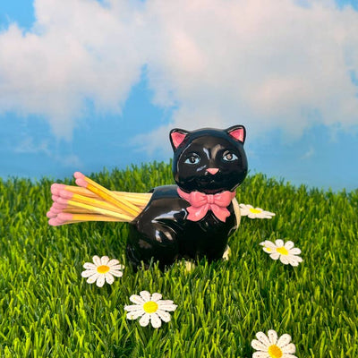 Kitty Match Striker With Matches - Tuxedo