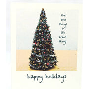 Best Things In Life Aren't Free Holiday Card