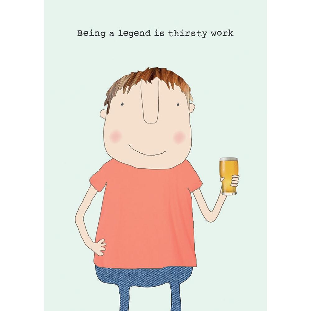 Thirsty Work Birthday Card - Just Fabulous Palm Springs
