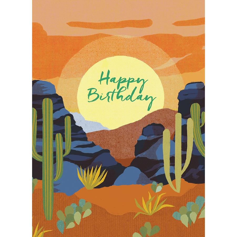 Desert Set Birthday Card - Just Fabulous Palm Springs