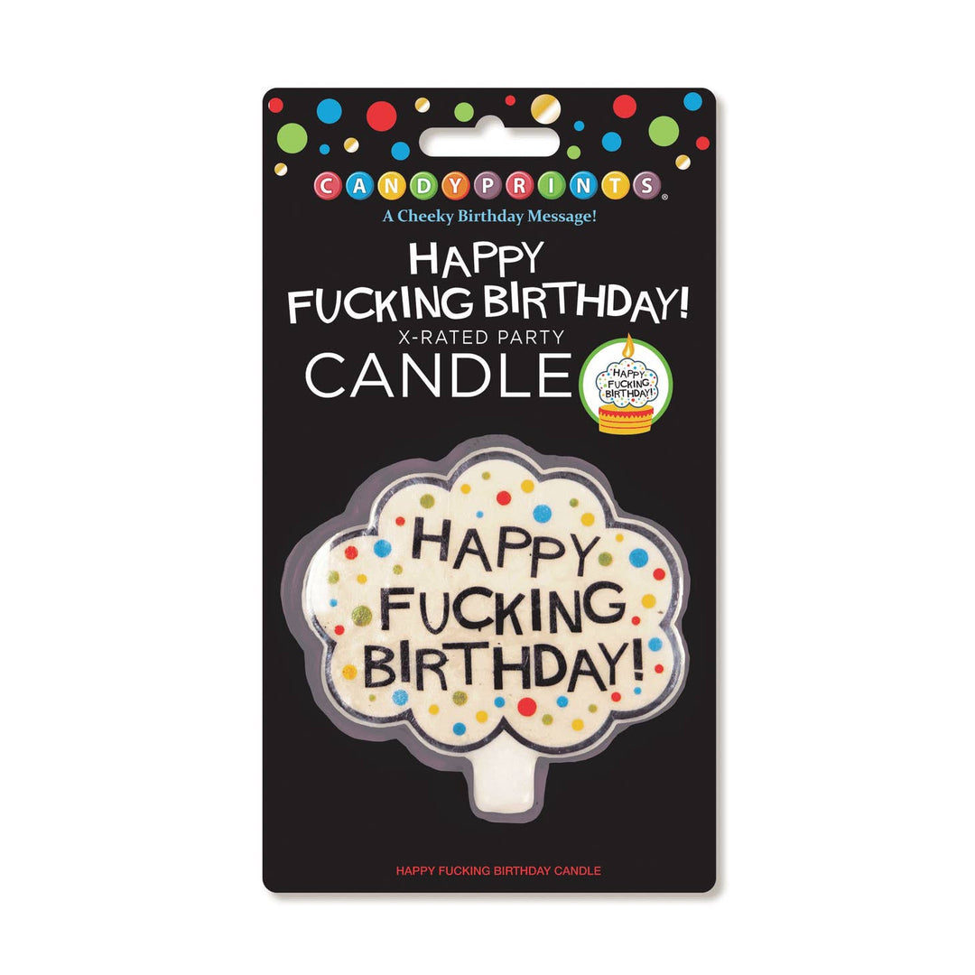 X-Rated Birthday Cake Candle