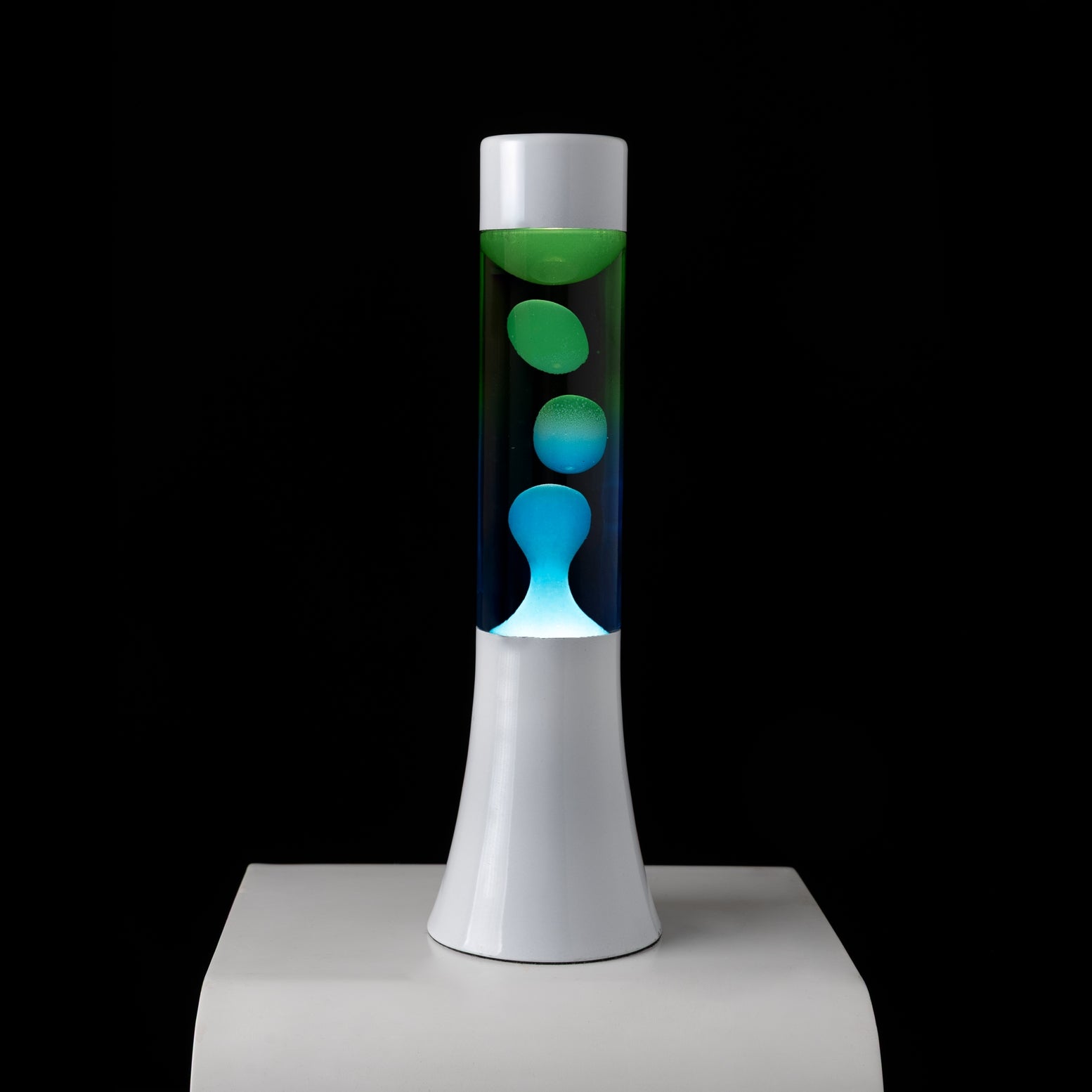 Green & Blue Gradient Mini Flow Lava Lamp